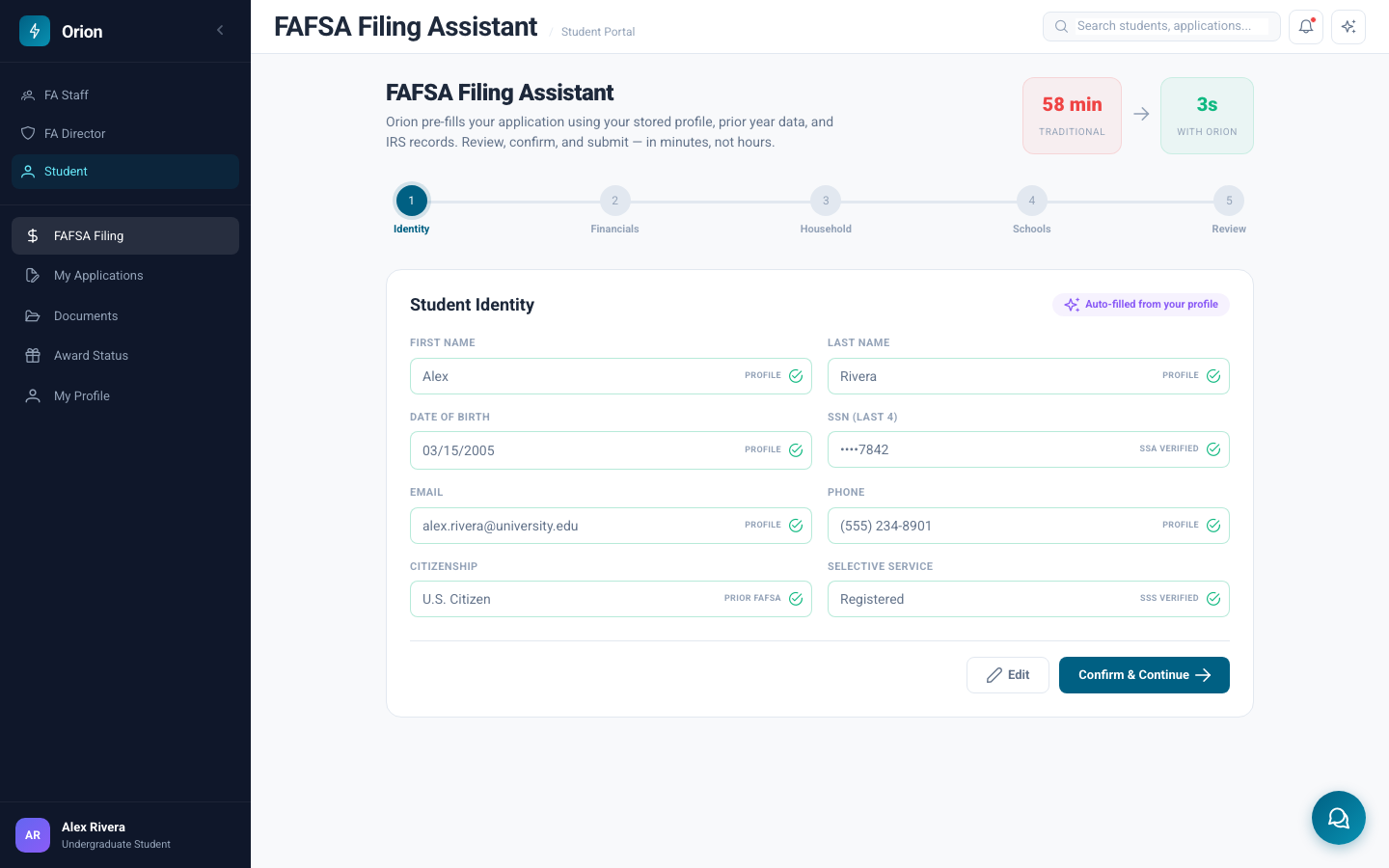 Financial Aid AI Agents
